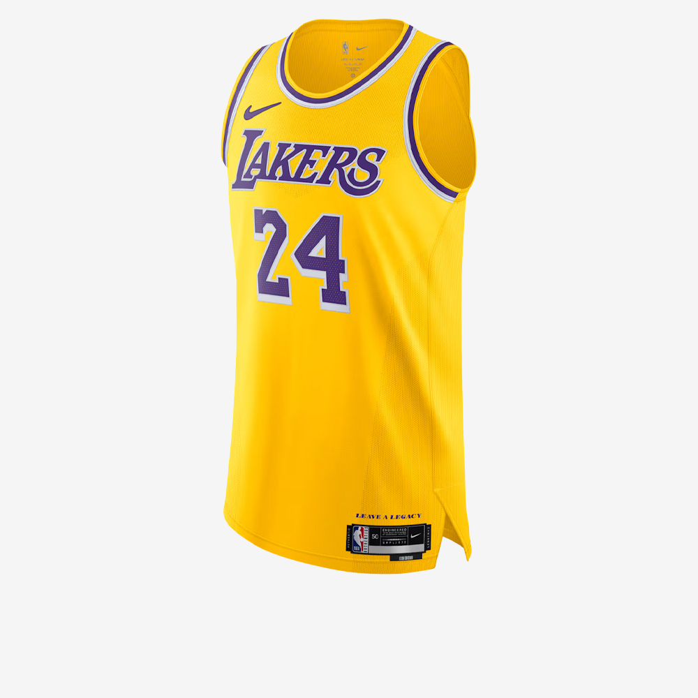 Los Angeles Lakers Icon Edition Dri-FIT ADV NBA  Authentic Jersey, Amarillo/Bryant Kobe#112013
