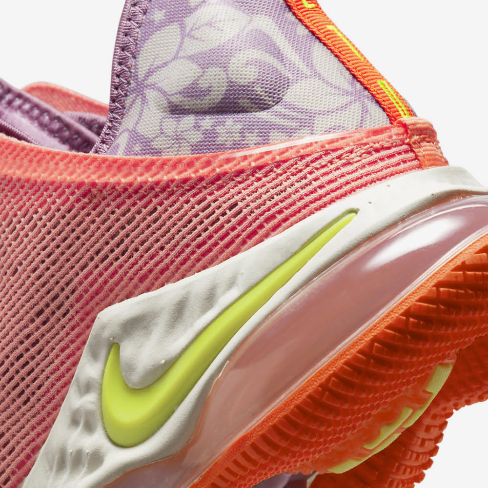 LeBron XIX Low, Crimson Bliss/Atomic Green#85223