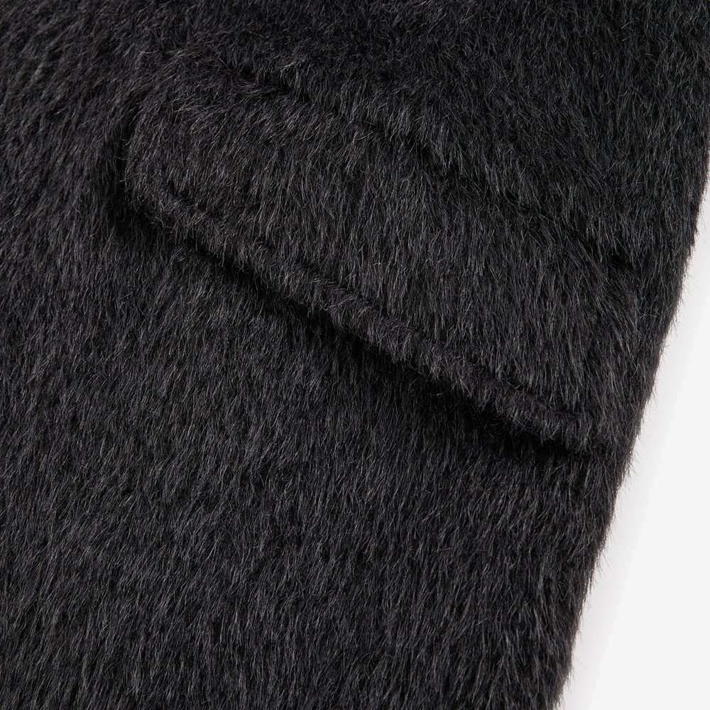 MAGNA Textured Coat, Black#115652