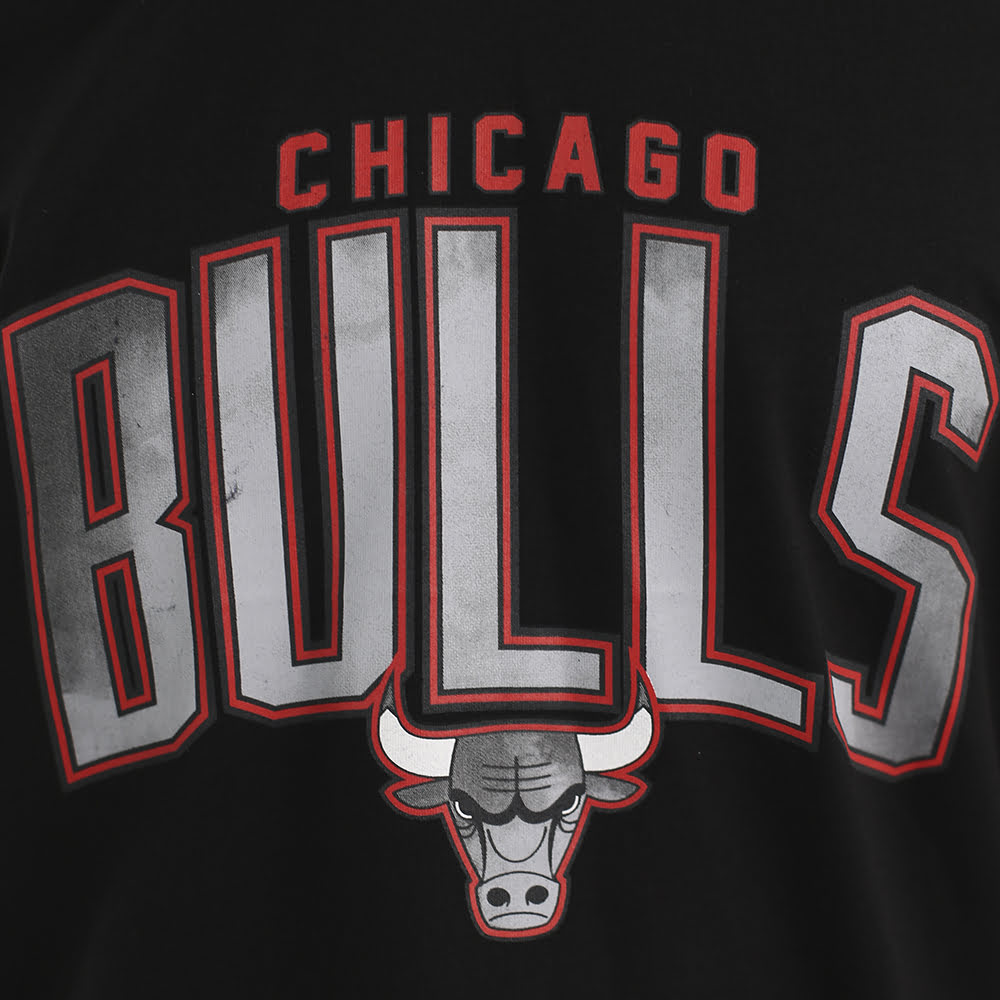 Chicago Bulls NBA T-Shirt, Black/Gym Red/Dark Grey#88728
