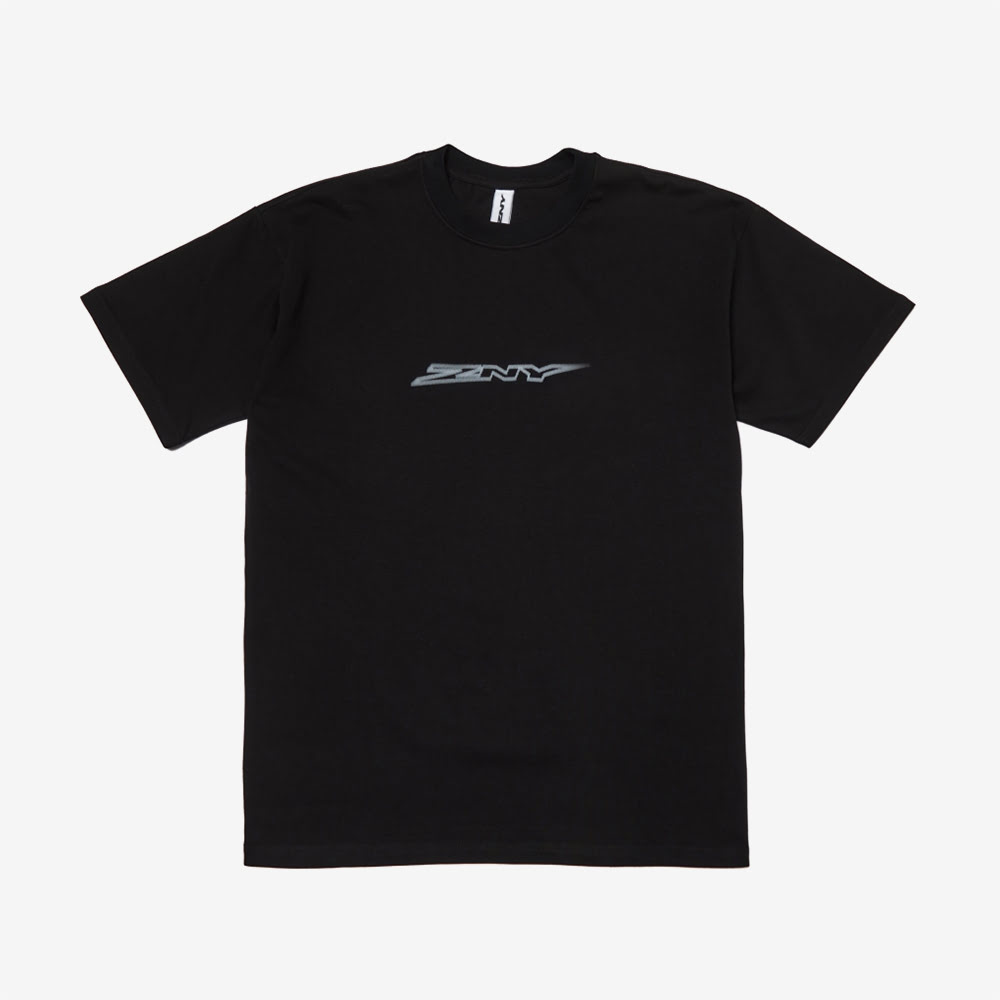 Large Logo Tee, Black/White#88659