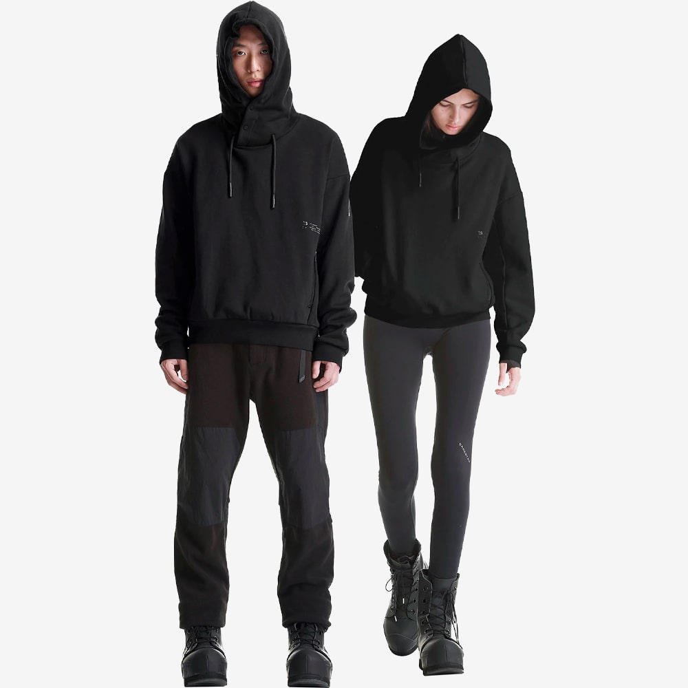 FRISSON Pull-Over Hoodie, Black#93720