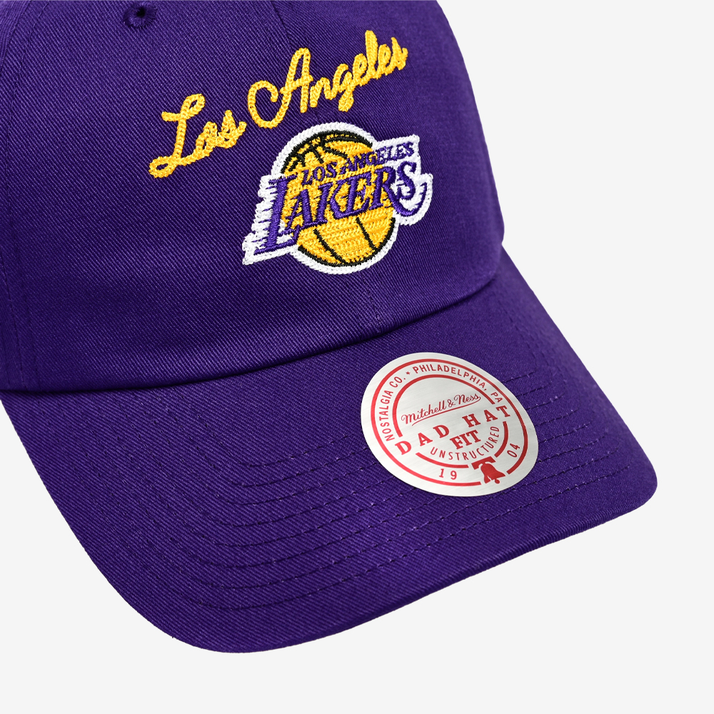 Los Angeles Lakers NBA Lay Low Strapback, Purple#111522