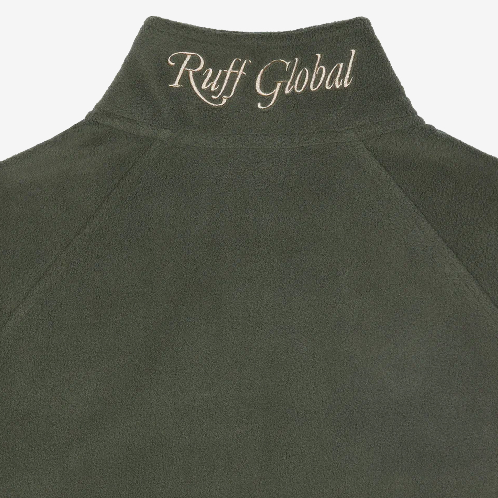 Fleece Jacket, Dark Olive#115863