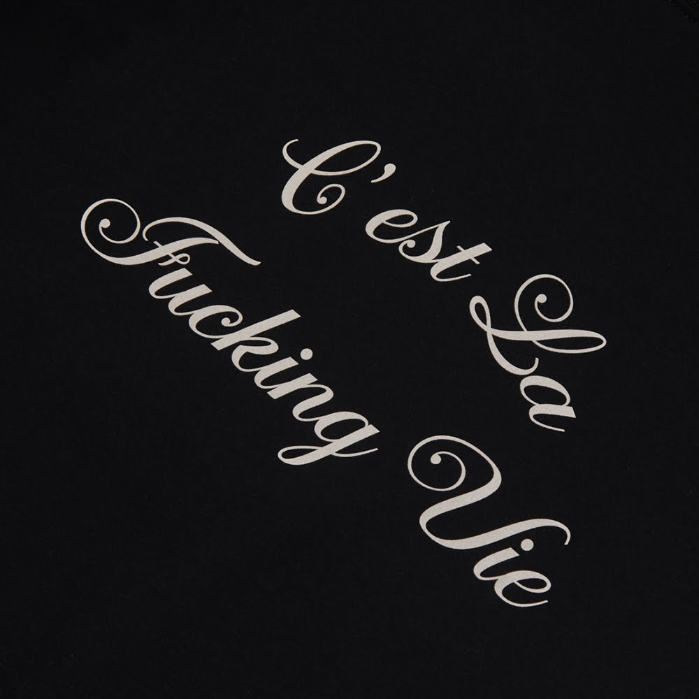 C'est La Vie T-Shirt, Black#88651