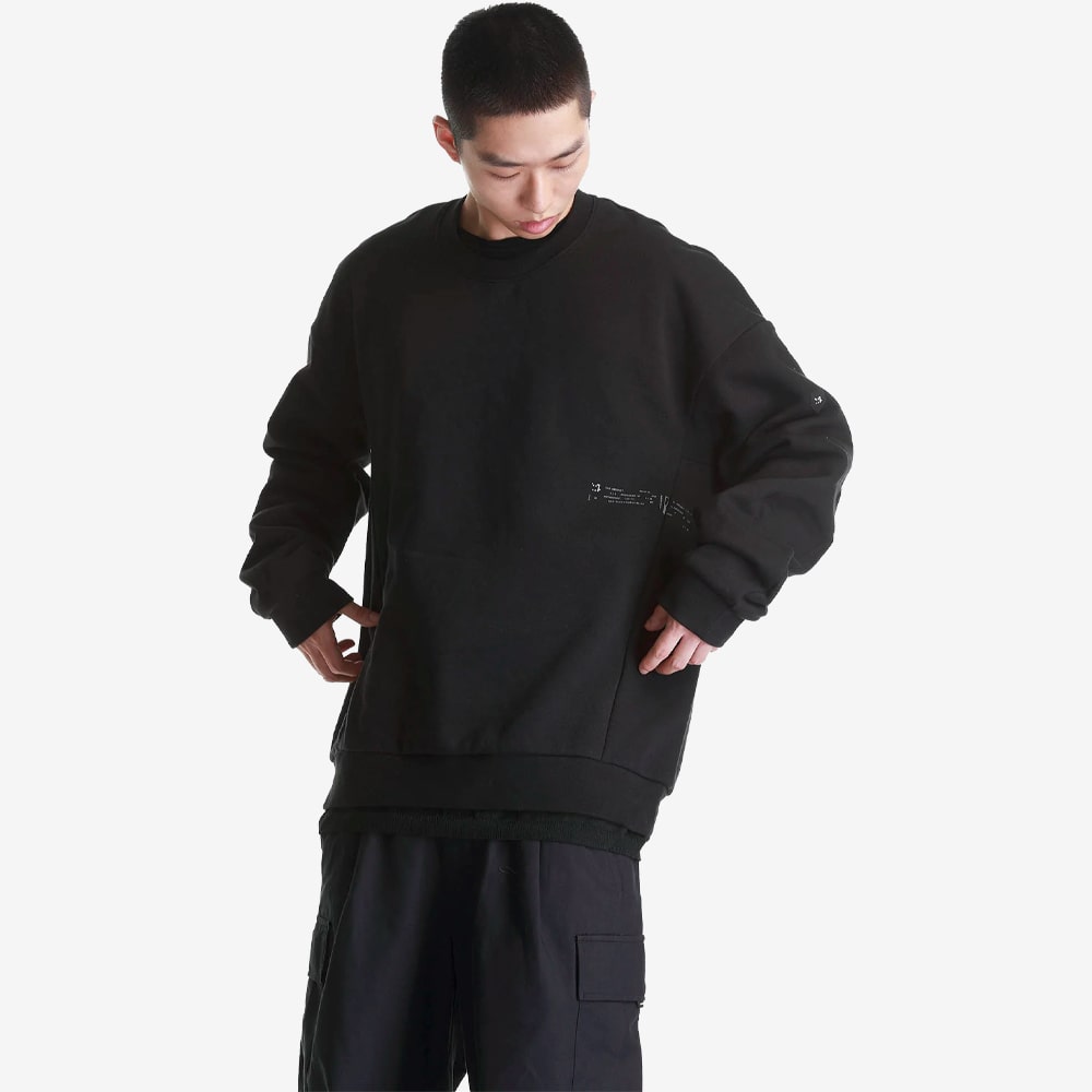 FRISSON Sweatshirt, Black#93689