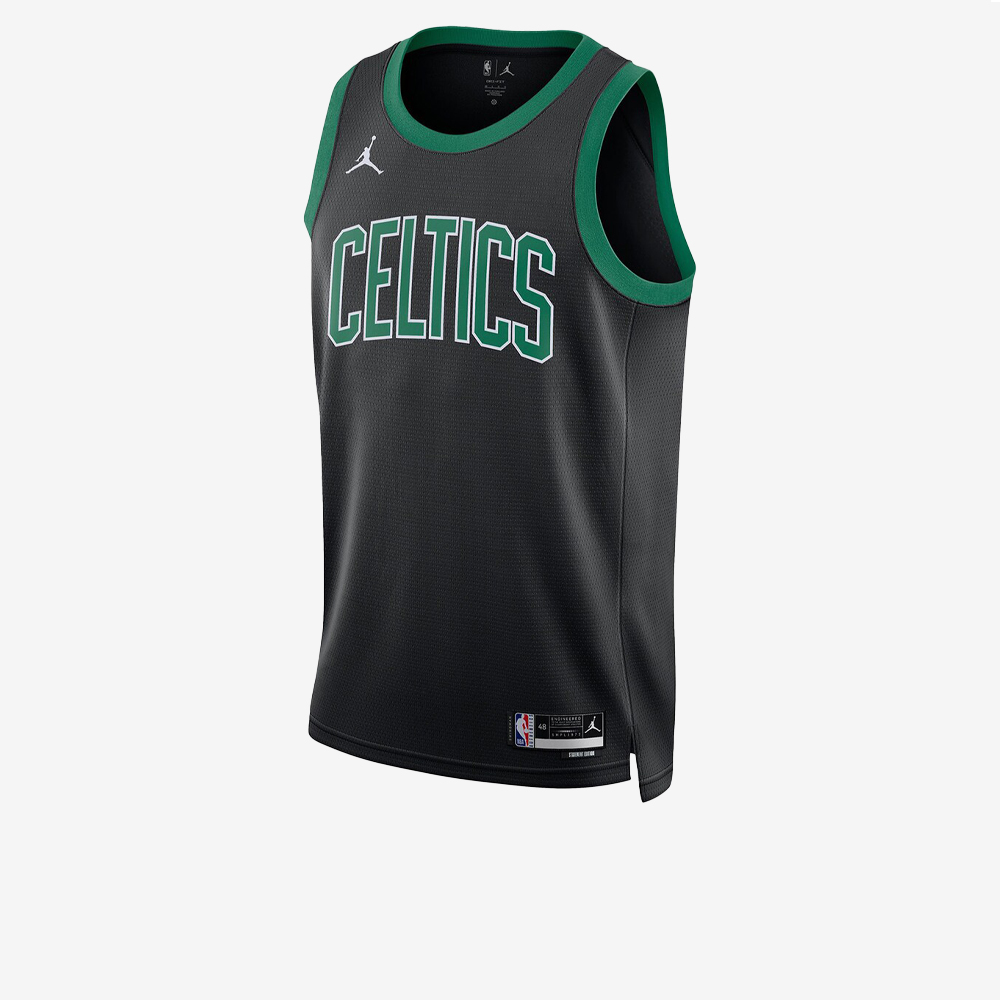 Boston Celtics Statement Edition Dri-FIT NBA Swingman Jersey, Black/Clover#110612