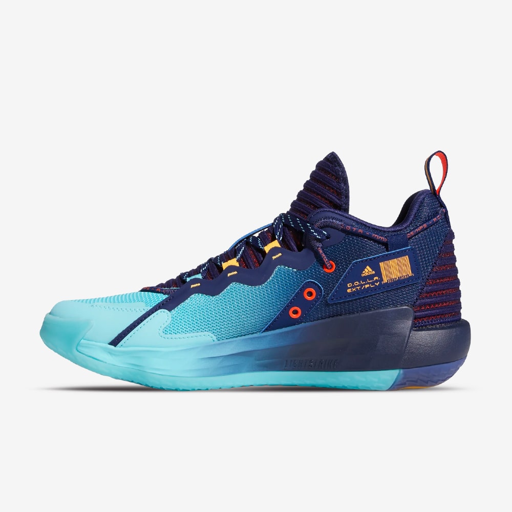 Dame 7 EXTPLY, Dark Blue/Pulse Aqua/Solar Red
