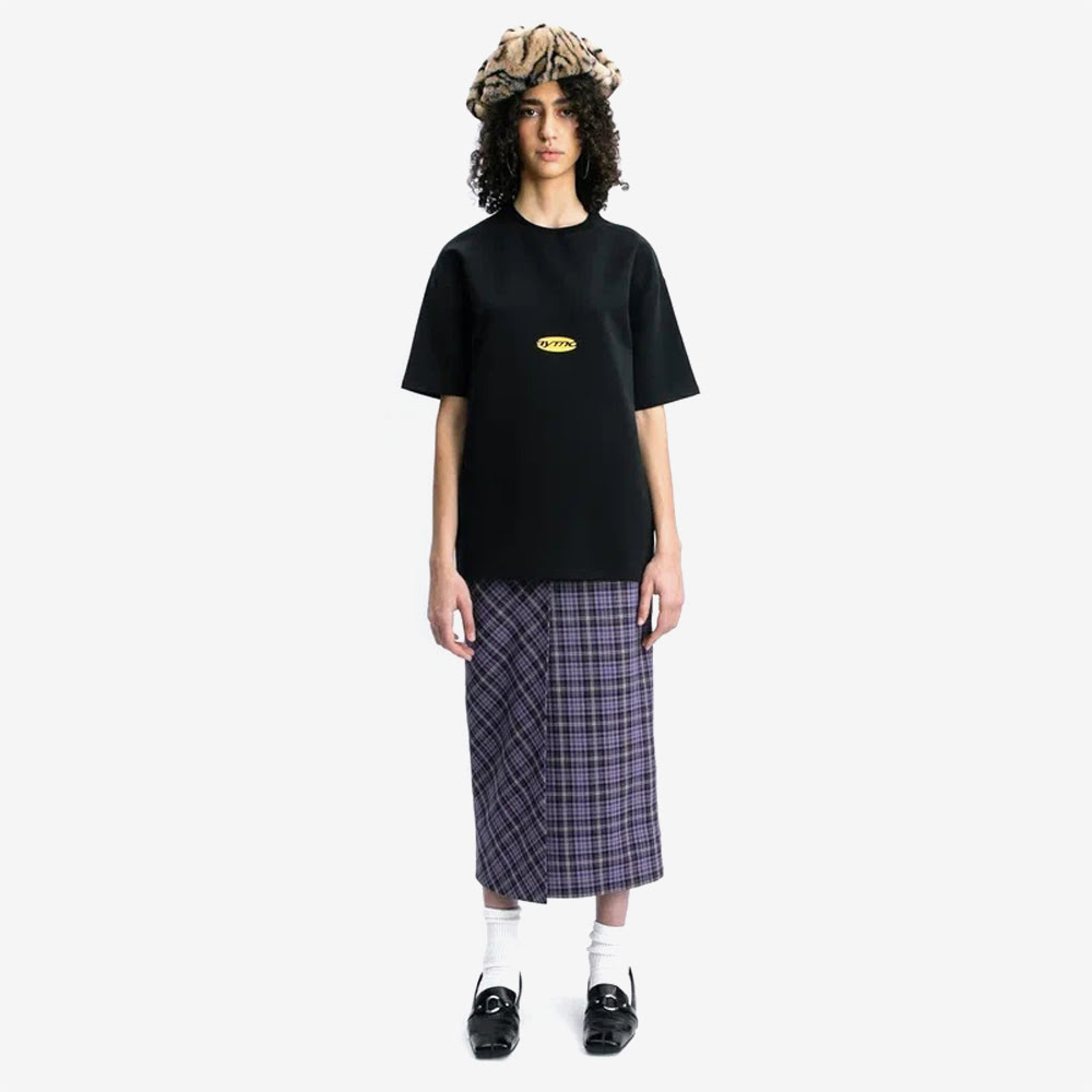 WordArt Affirmations T-Shirt, Black/Eqt Yellow#85692