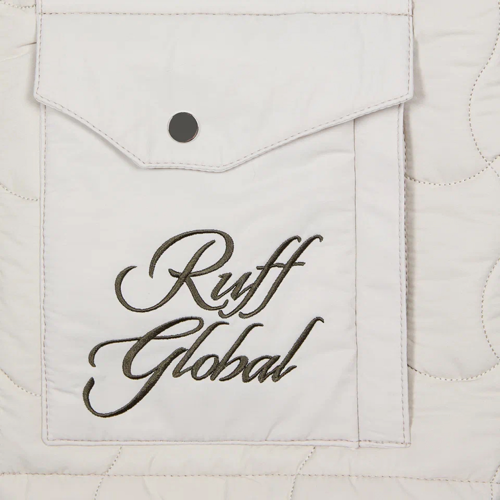 Quilted Vest, Beige#115848