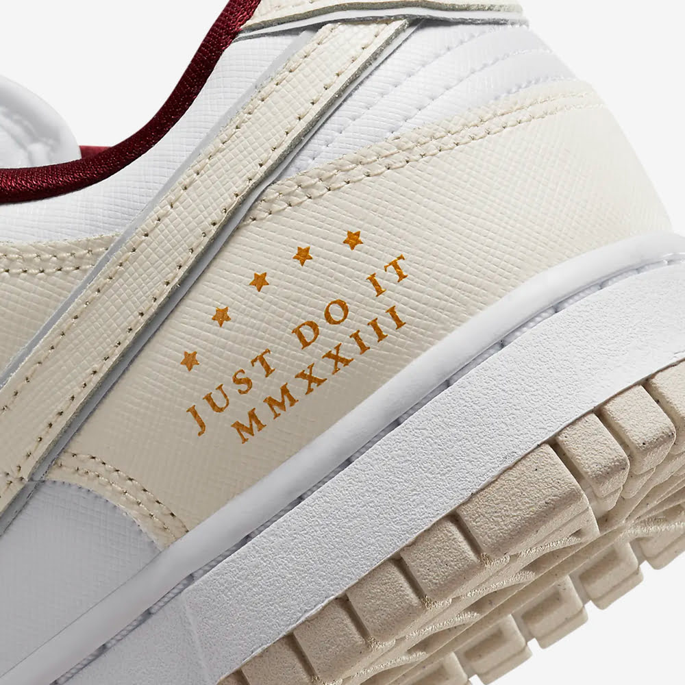 Wmns Dunk Low SE, White/Phantom-Team Red#88006
