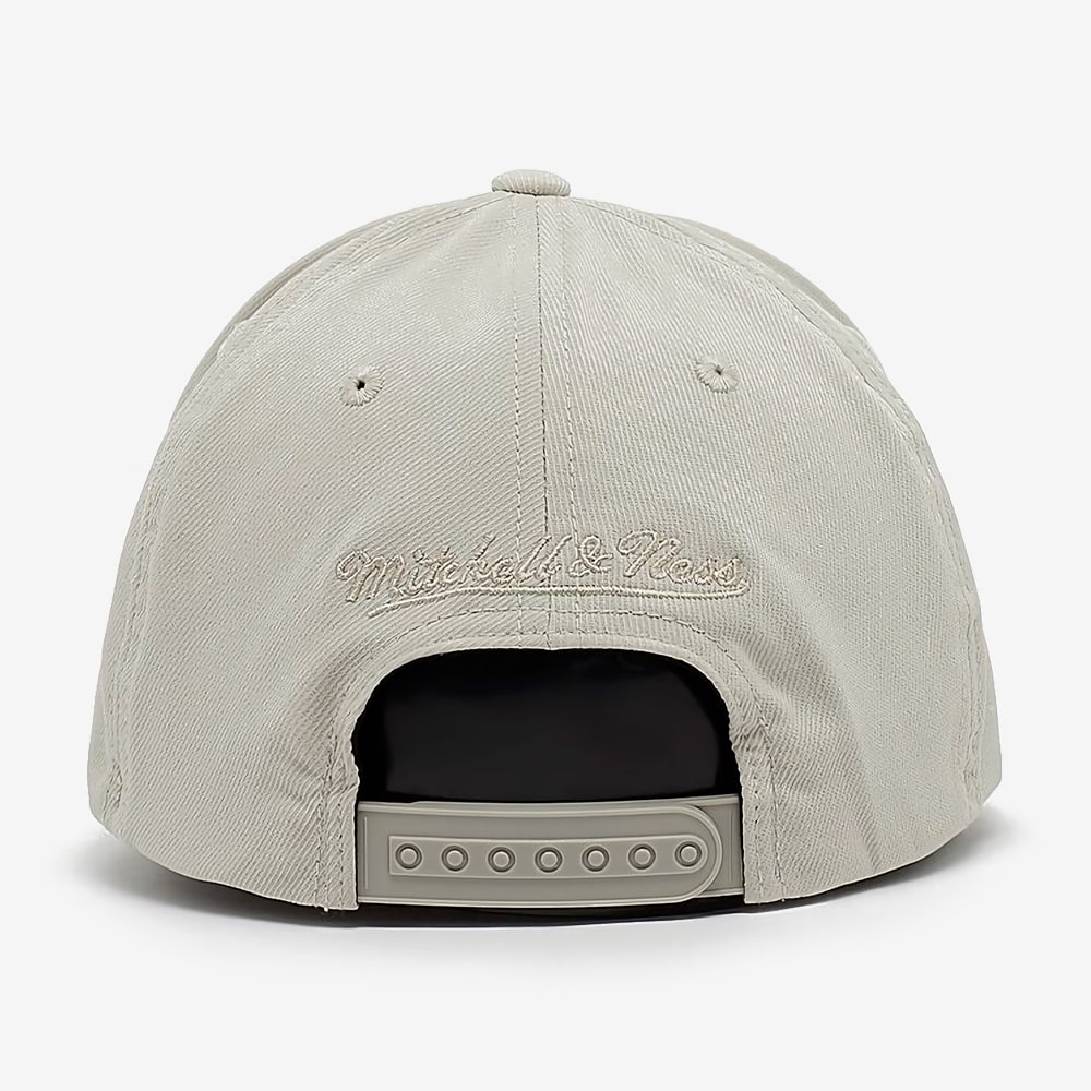 Los Angeles Lakers Cursive Stretch Snapback, Khaki#73717
