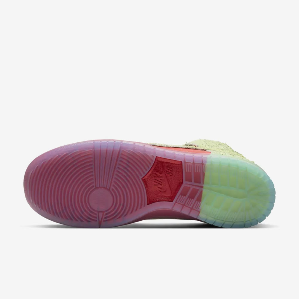 SB Dunk High Pro QS, University Red/Spinach Green#85377