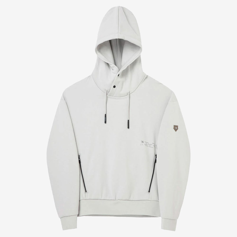 FRISSON Pull-Over Hoodie, Light Grey#93703