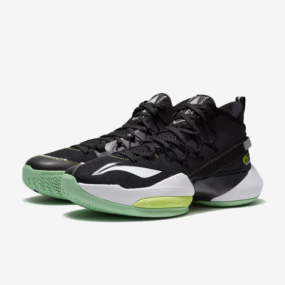 Power VIII V2, Black/White/Lime Green#82571