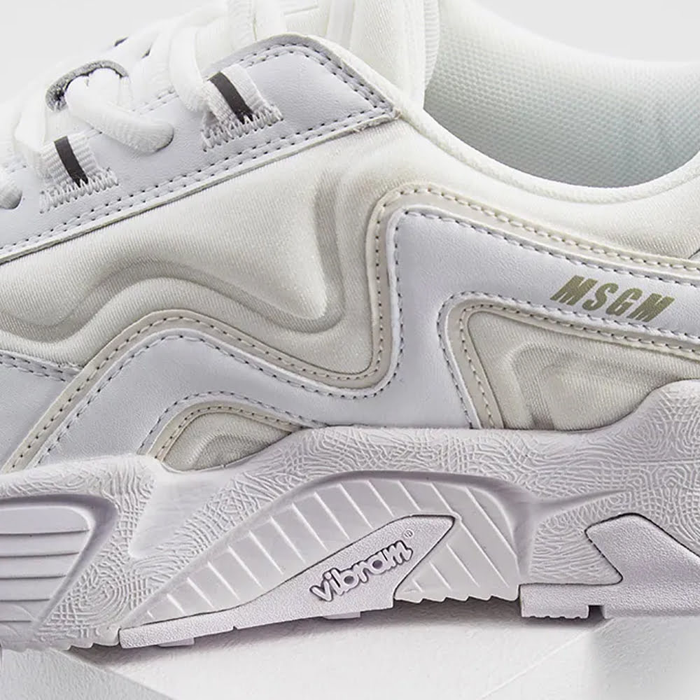 MSGM Sneakers, Pure White#83420