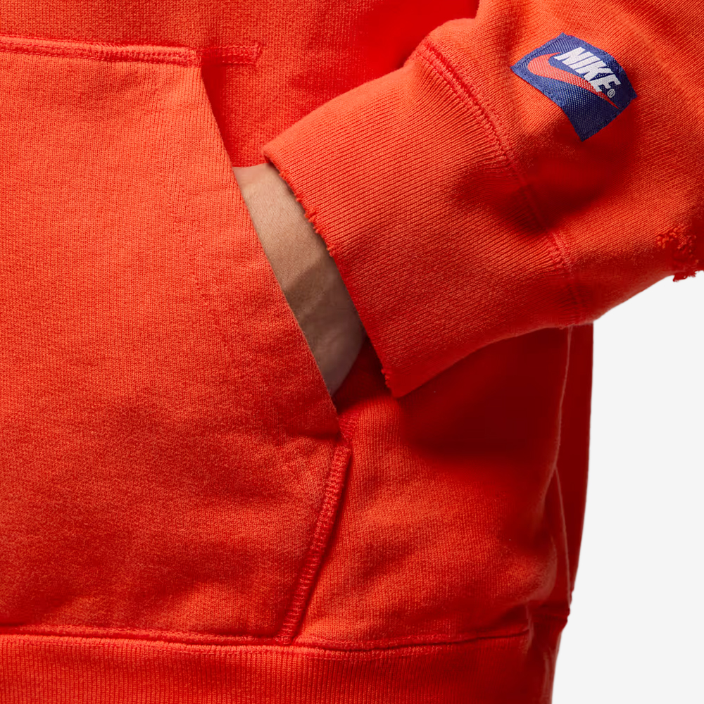 Jordan Rare Air Fleece Pullover Hoodie, Chile Red#112639