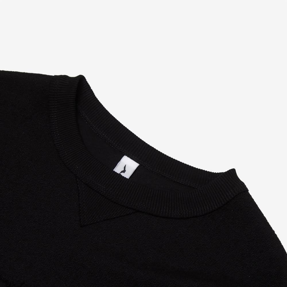 Double Sweatshirt, Black#88671