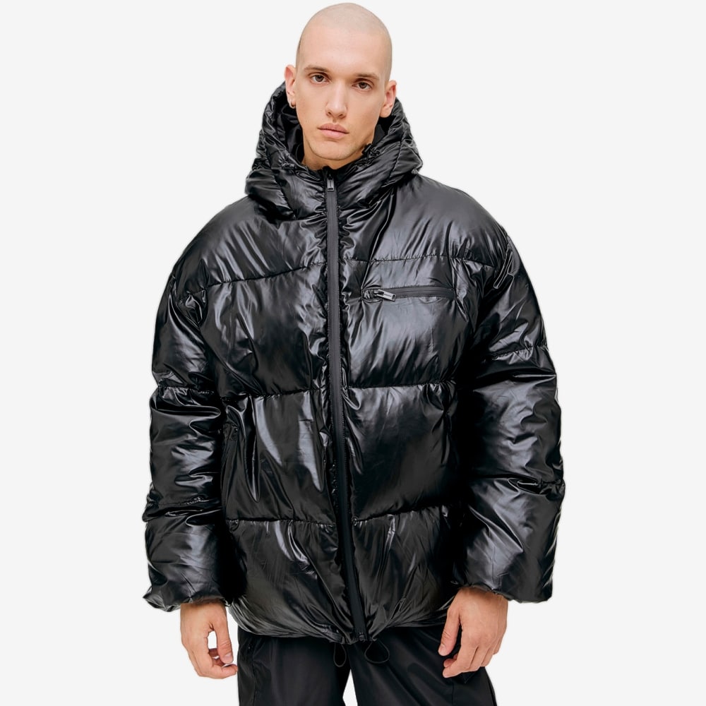 Hooded Jacket, Black#93472