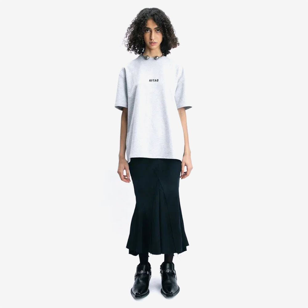 Grey Basic T-Shirt 3.0, Heather Grey/Black#85719