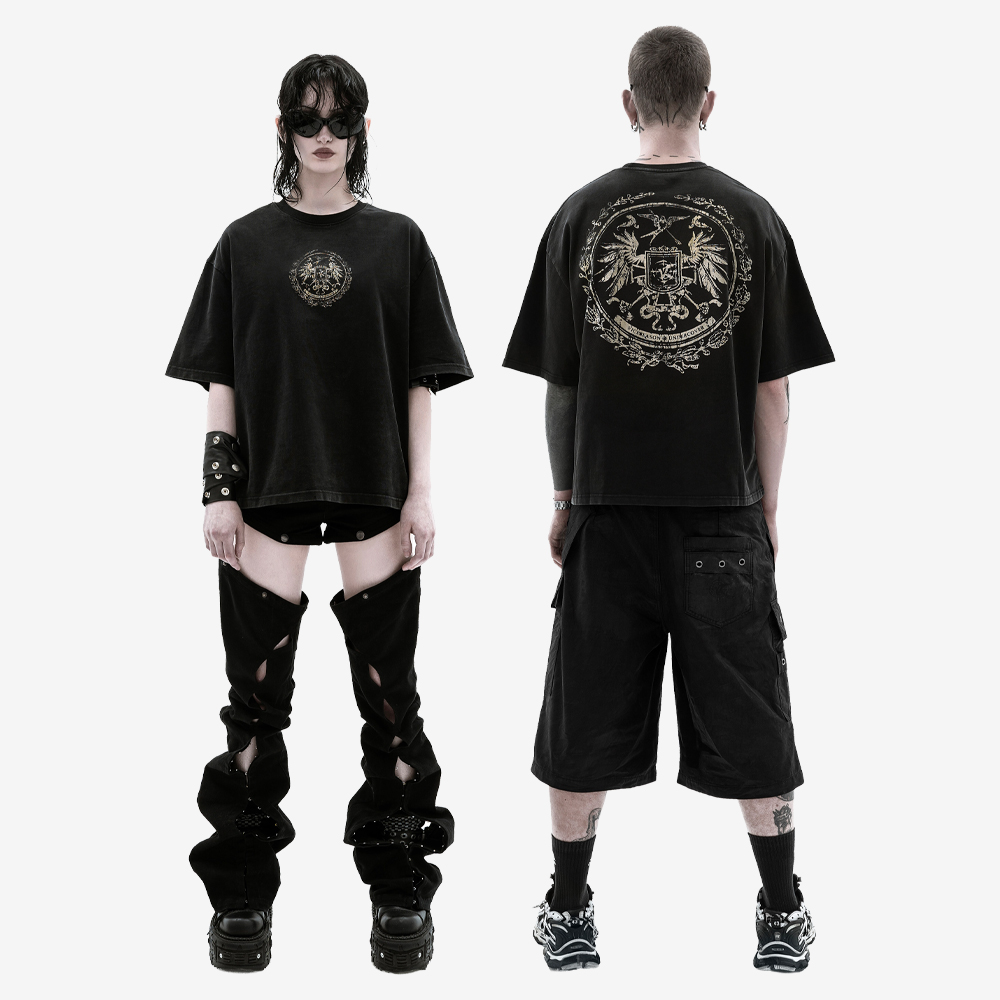 GERB Tee, Black/Beige