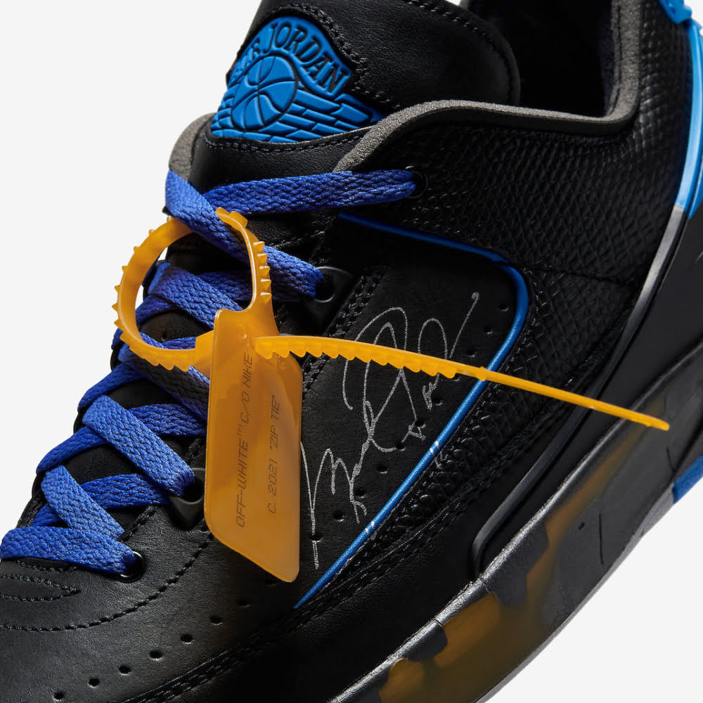 Off-White™ x AJ 2 Retro Low SP, Black/Varsity Royal#85664