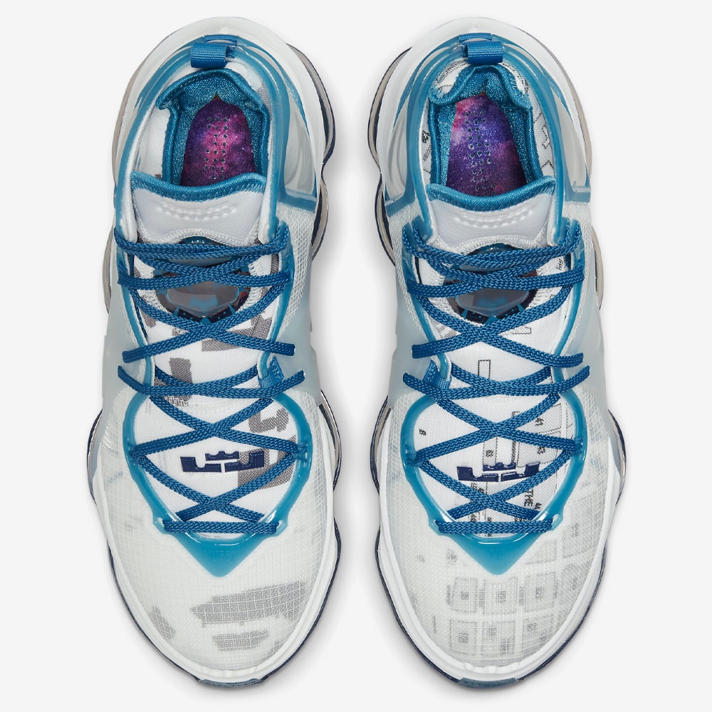 LeBron XIX, White/Dutch Blue-Blue Void#78351