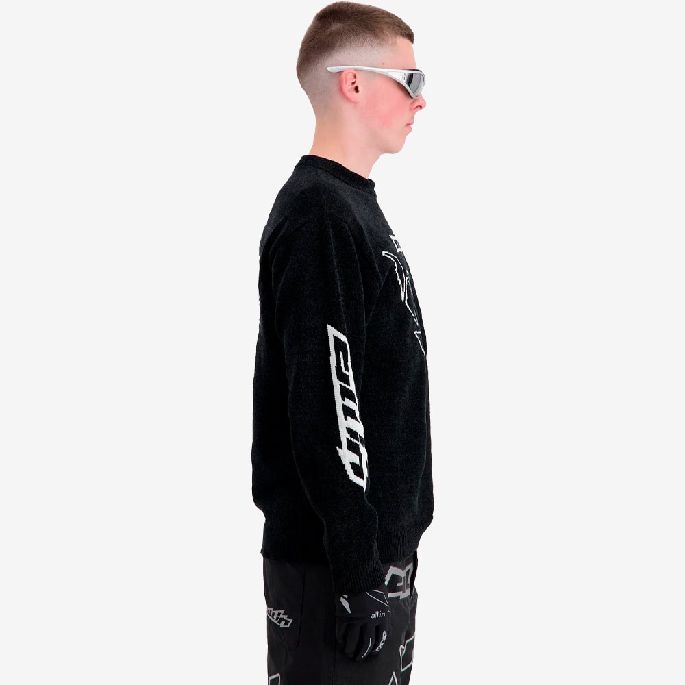 Cyber Knit, Black#97762