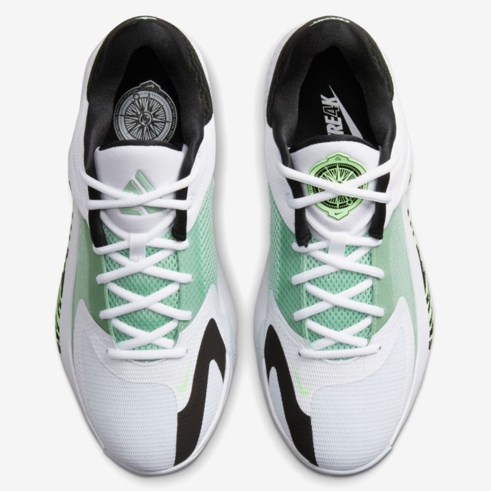 Zoom Freak 4, White/White-Black-Barely Volt#85017