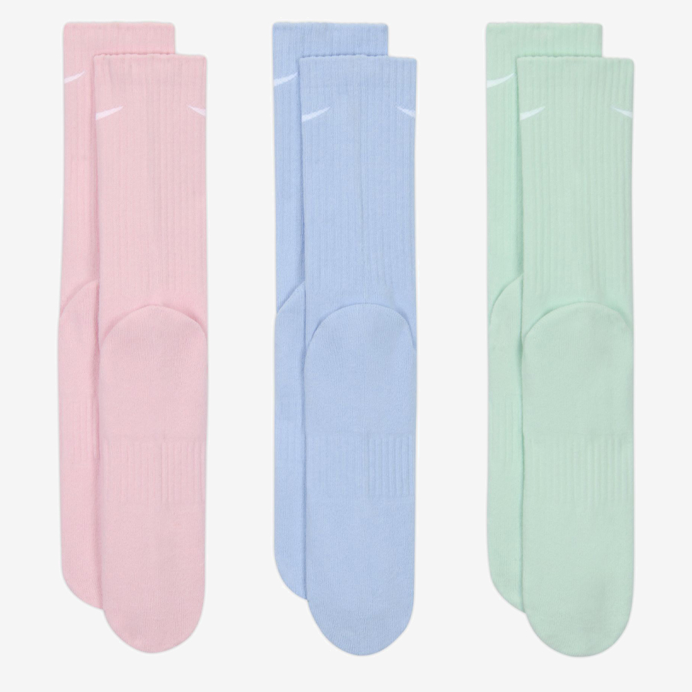 Everyday Cushioned Training Crew Socks 3Pr, Multi-Colour/Multi-Colour#115177