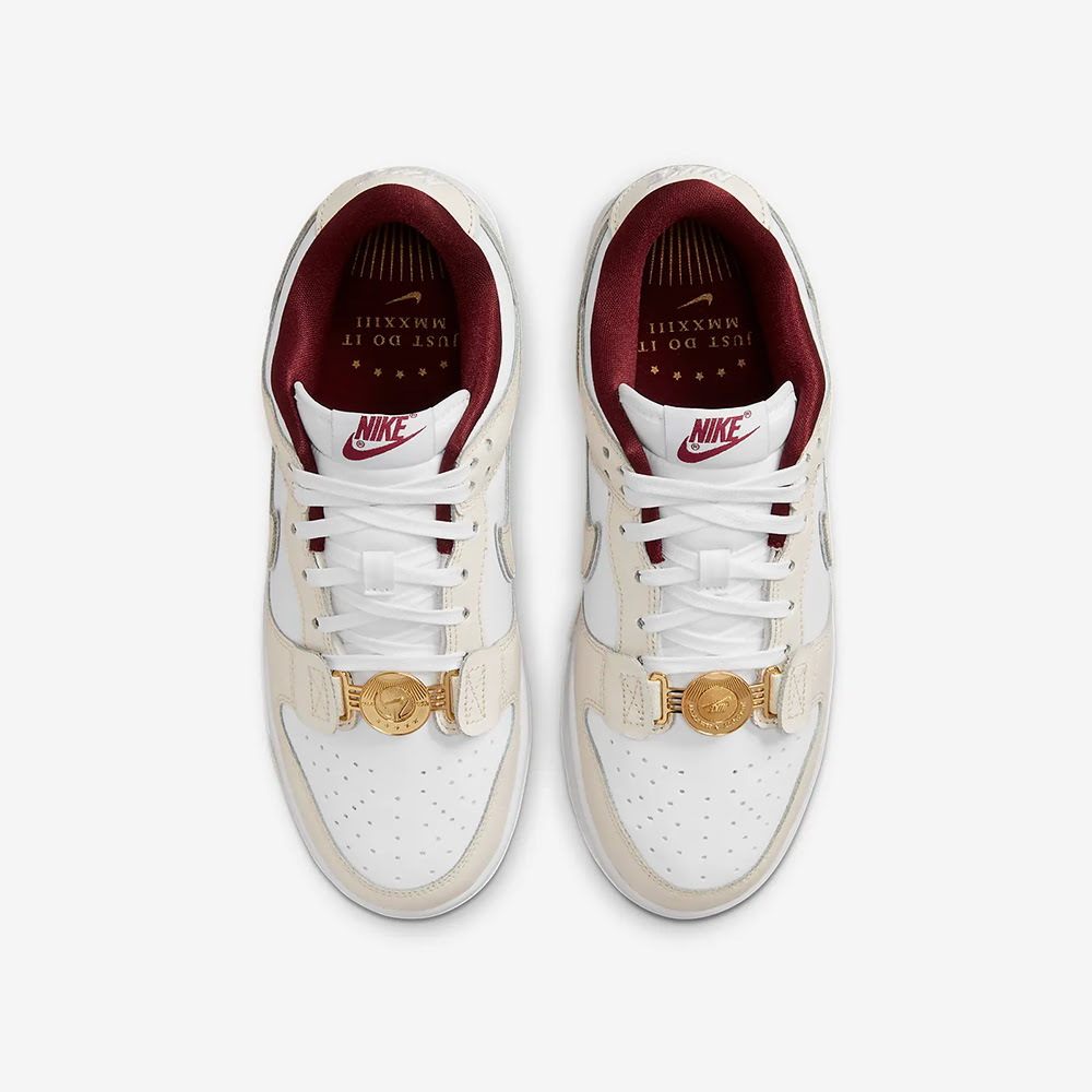 Wmns Dunk Low SE, White/Phantom-Team Red#88003