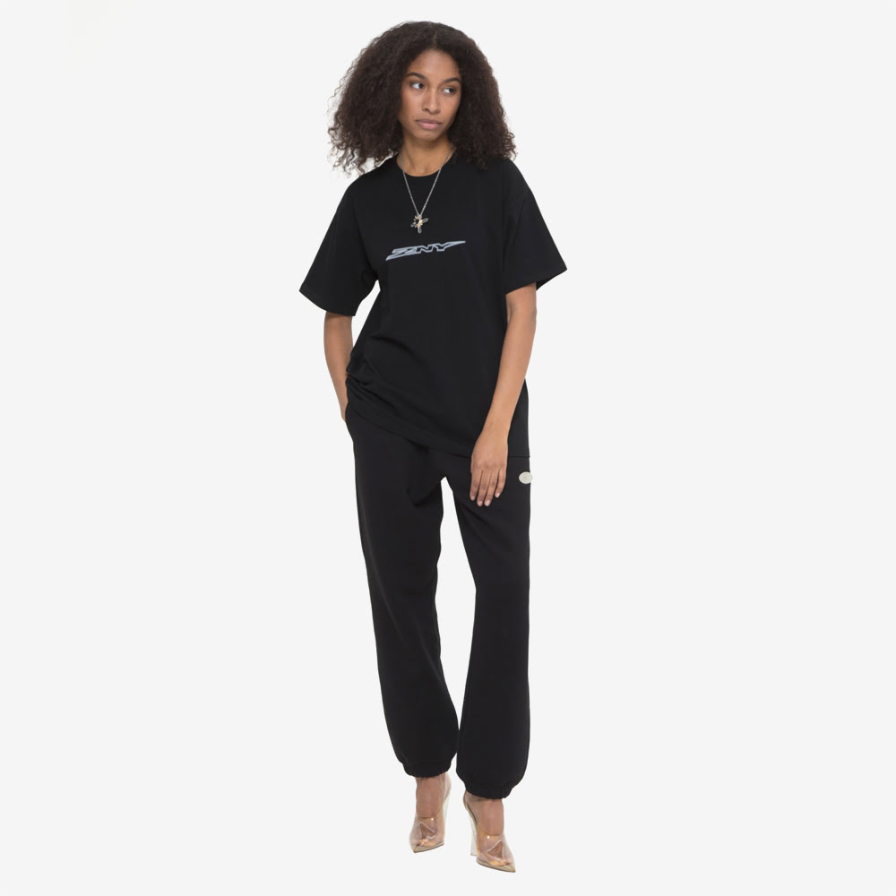 Large Logo Tee, Black/White#88658