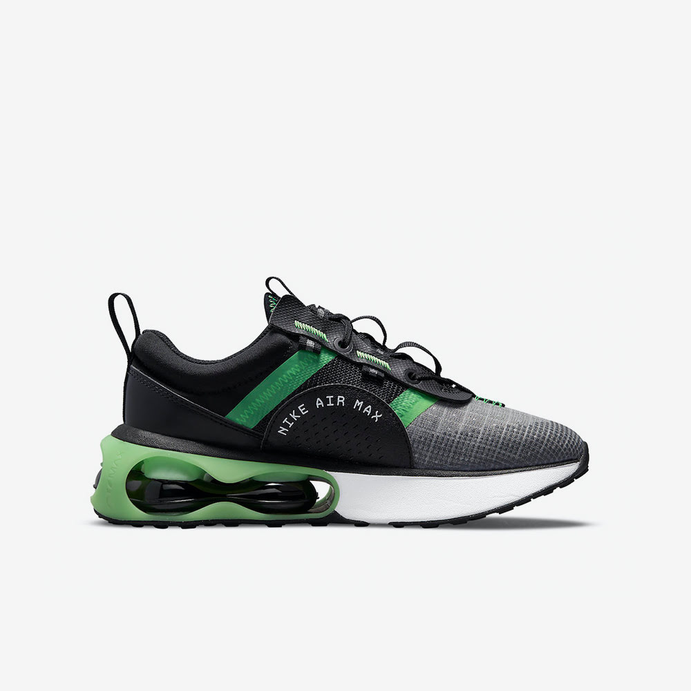 Air Max 2021 (GS), Black/Chrome/Green Strike#87525