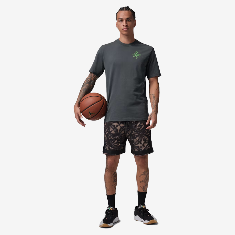 Luka Graphic T-Shirt, Anthracite/Scream Green#112173