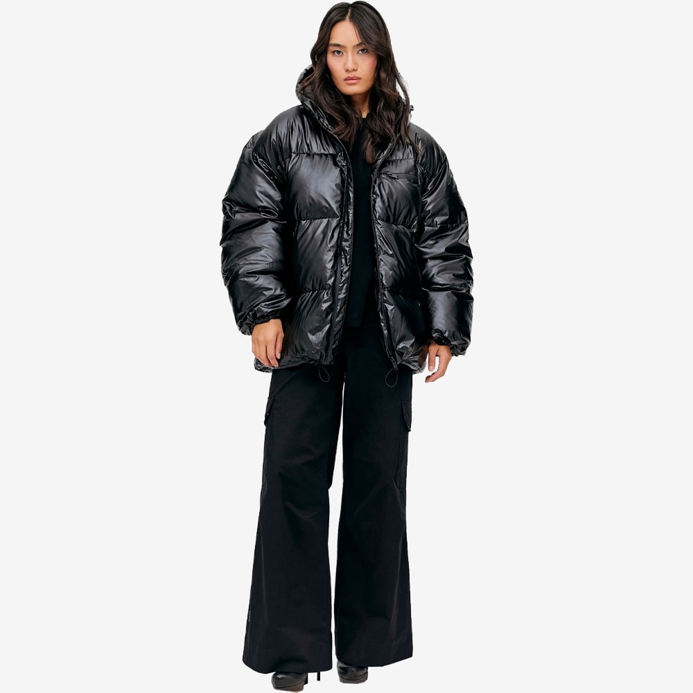 Hooded Jacket, Black#93480