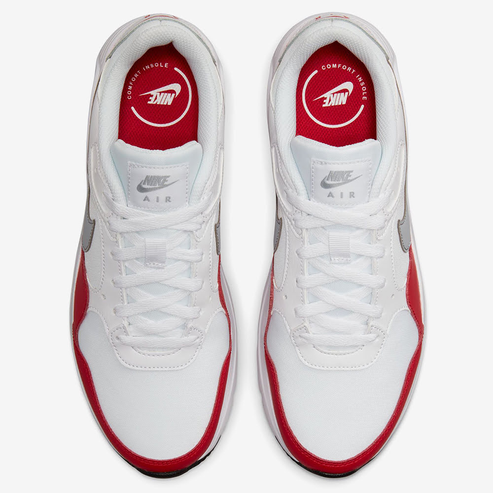 Air Max SC, White/Wolf Grey-University Red#87518
