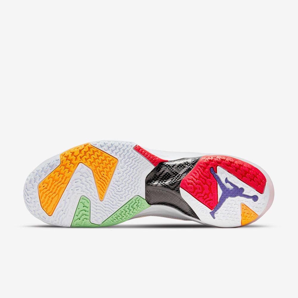 AJ XXXVII, White/True Red-Light Silver#85343