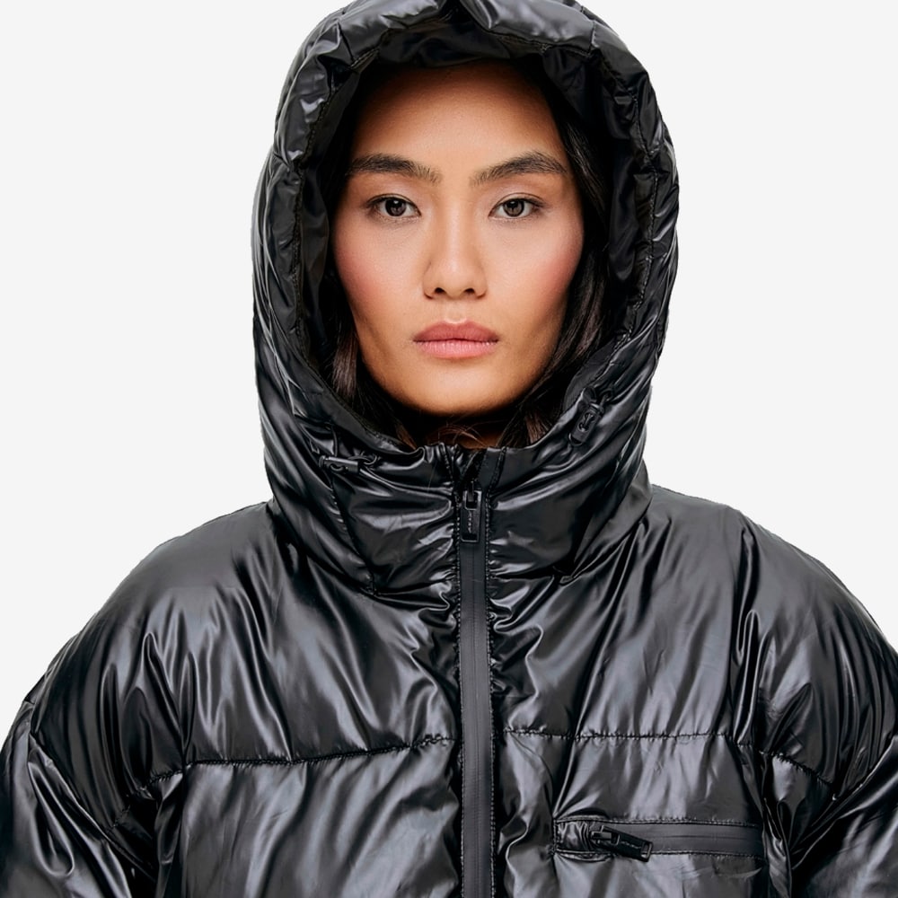 Hooded Jacket, Black#93478