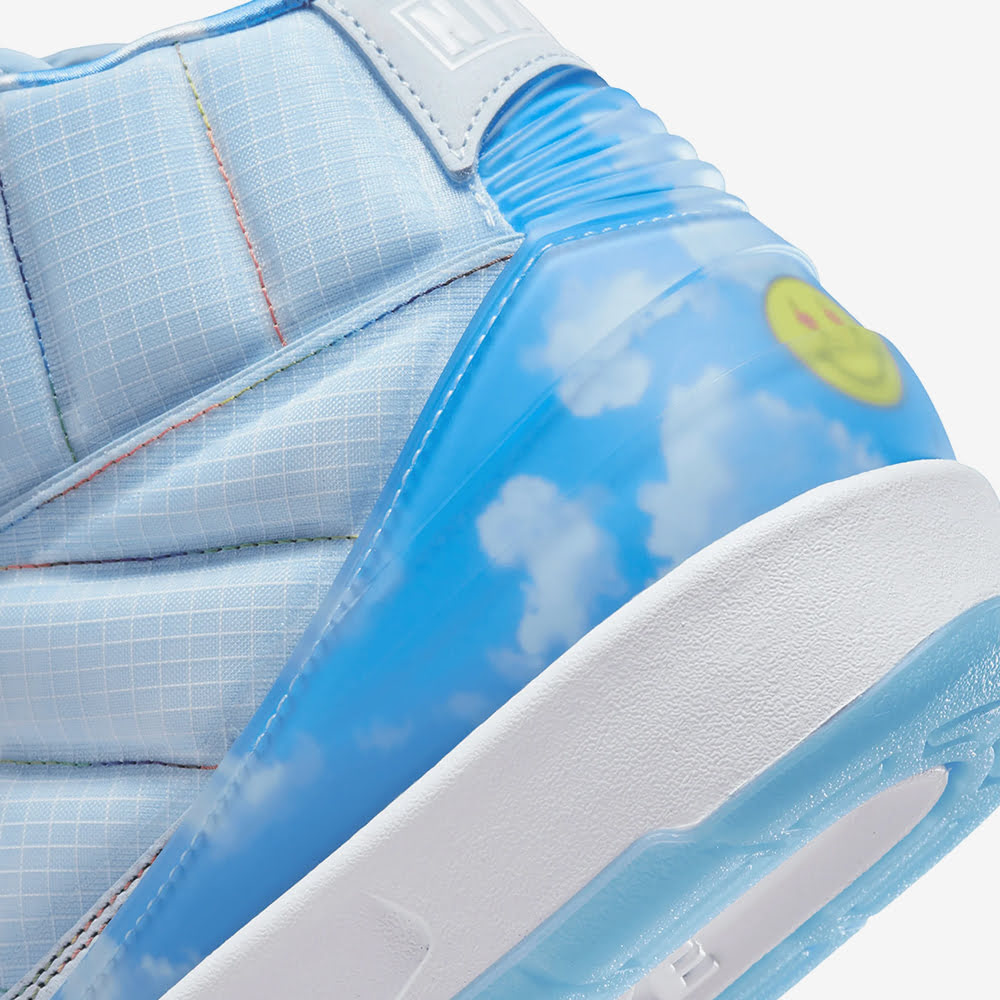 AJ 2 Retro SP x J Balvin, Celestine Blue/White-Multi#87638
