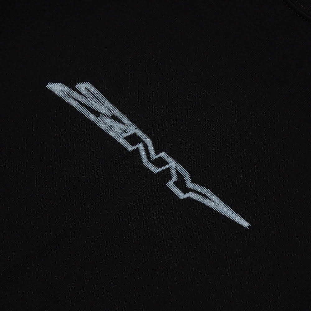 Large Logo Tee, Black/White#88662