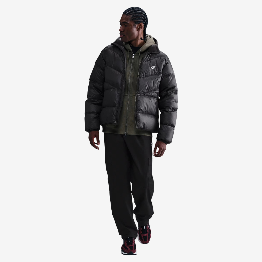 NSW Woven Cargo Trousers, Black/White#110997