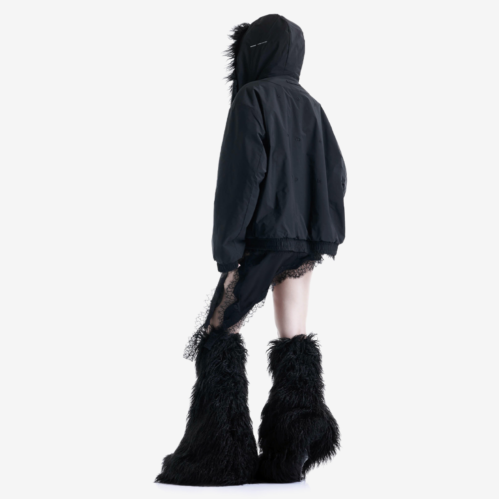 VOID Two‑Sided Bomber Jacket, Black#115689