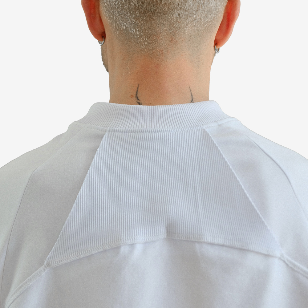 Capsule "in   air" Cotton Longsleeve, White#112798
