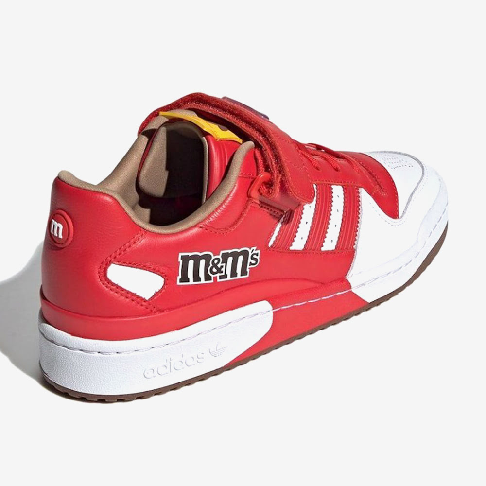 M&M's Forum 84 Low, Red/White#83491