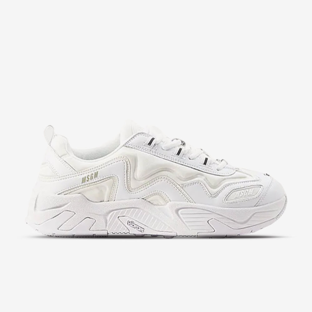 MSGM Sneakers, Pure White#83419