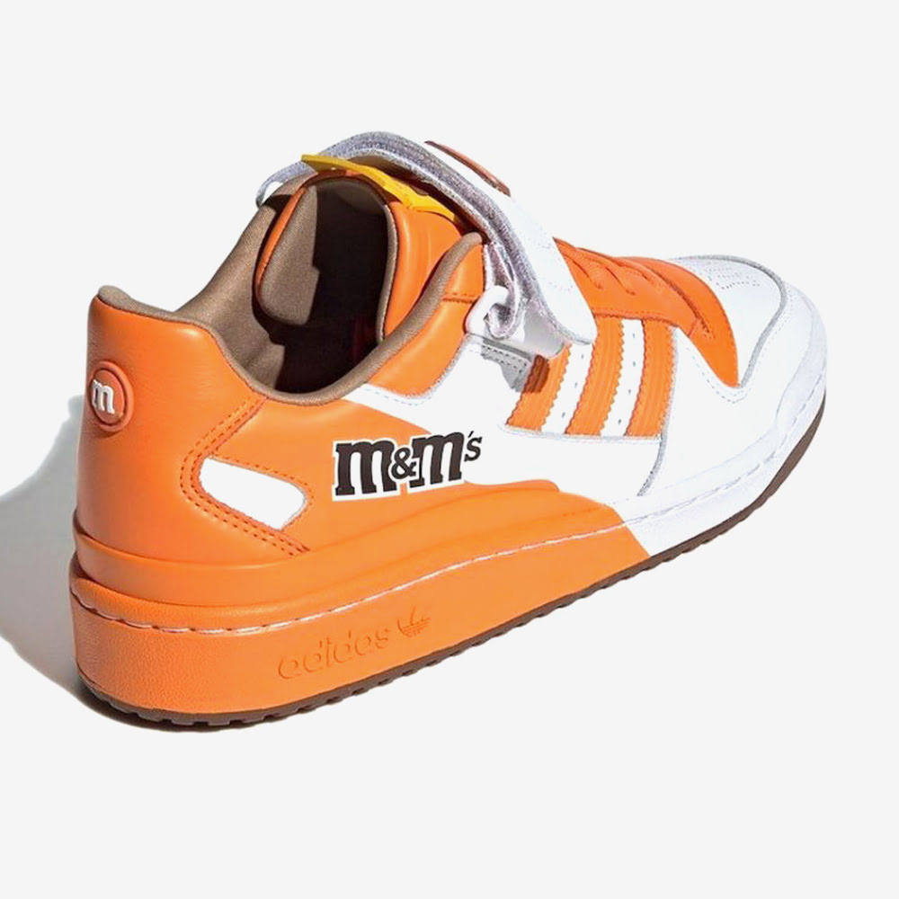 M&M's Forum 84 Low, Orange/White#83484