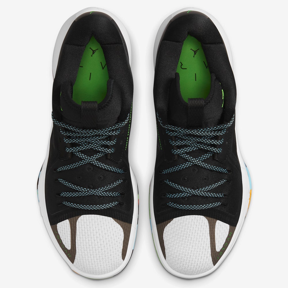 Zoom Separate, Black/Green Strike-Black-Laser Orange#79802