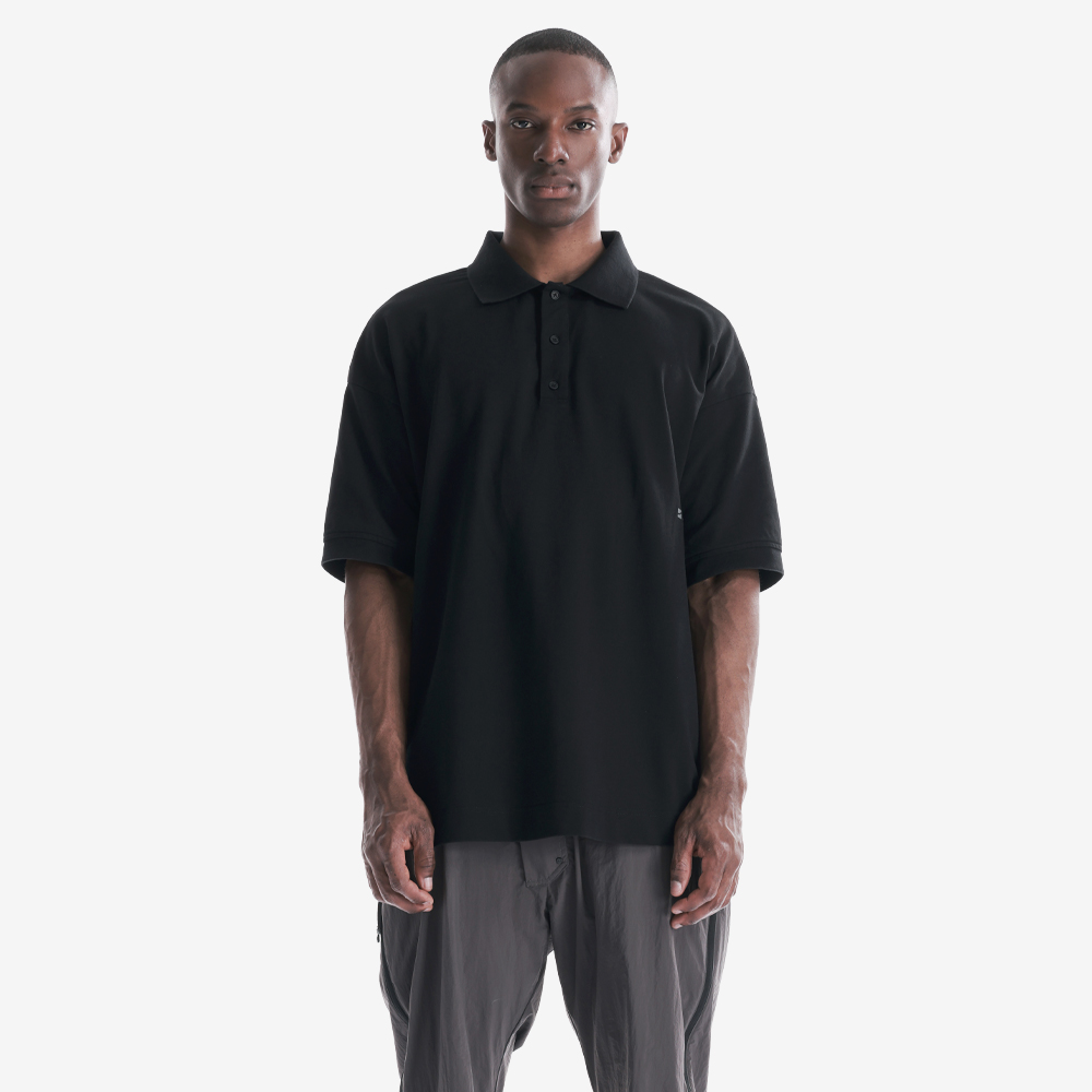 SAGAN Polo Shirt, Black/Black#111910