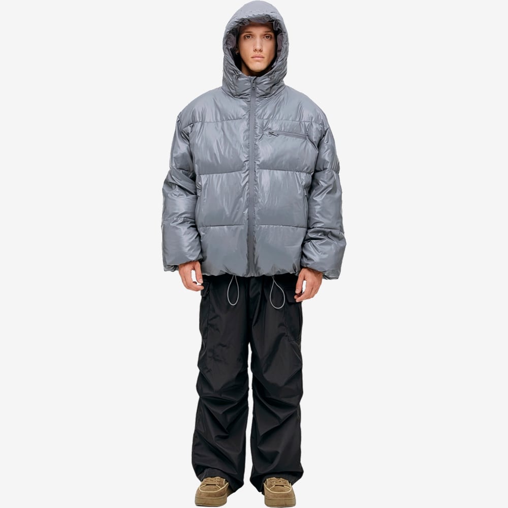 Hooded Jacket, Grey#93517