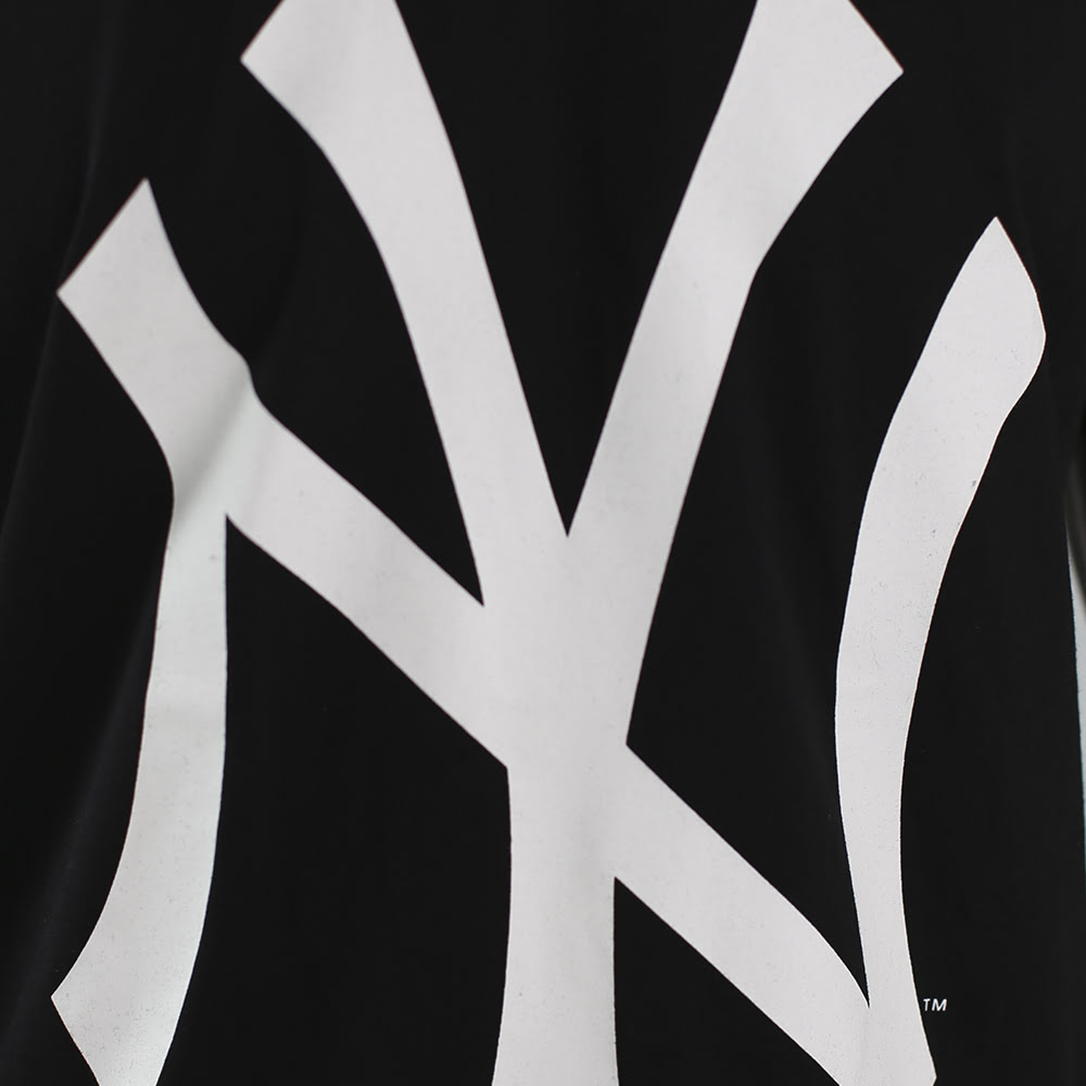 New York Yankees T-Shirt, Black/Black/White#88723